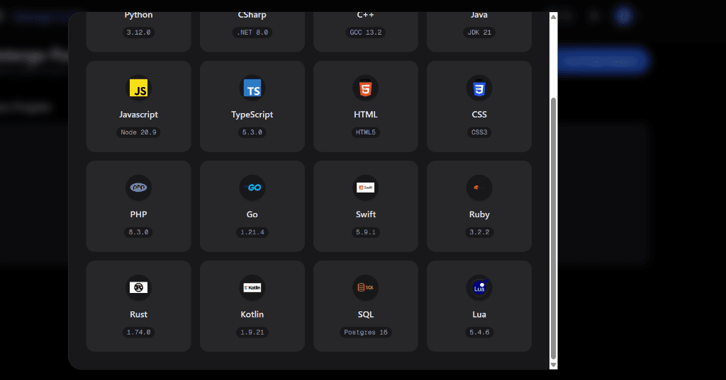 Daha Fazla Dil Seçeneği